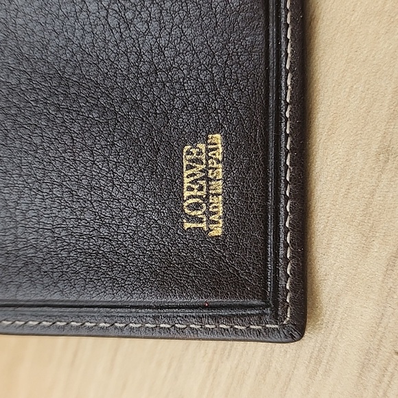 Loewe Anagram Brown Suede Wallet - Picture 11 of 13